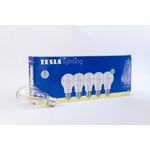 Tesla - LED žárovka FILAMENT RETRO BULB E27, 7,2W, 230V, 806lm, 25 000h, 2700K teplá bílá, 5 kusů v balení