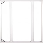 Tesla - montážní rámeček pro LED panely 300x300 (295x295mm) lesklá bílá